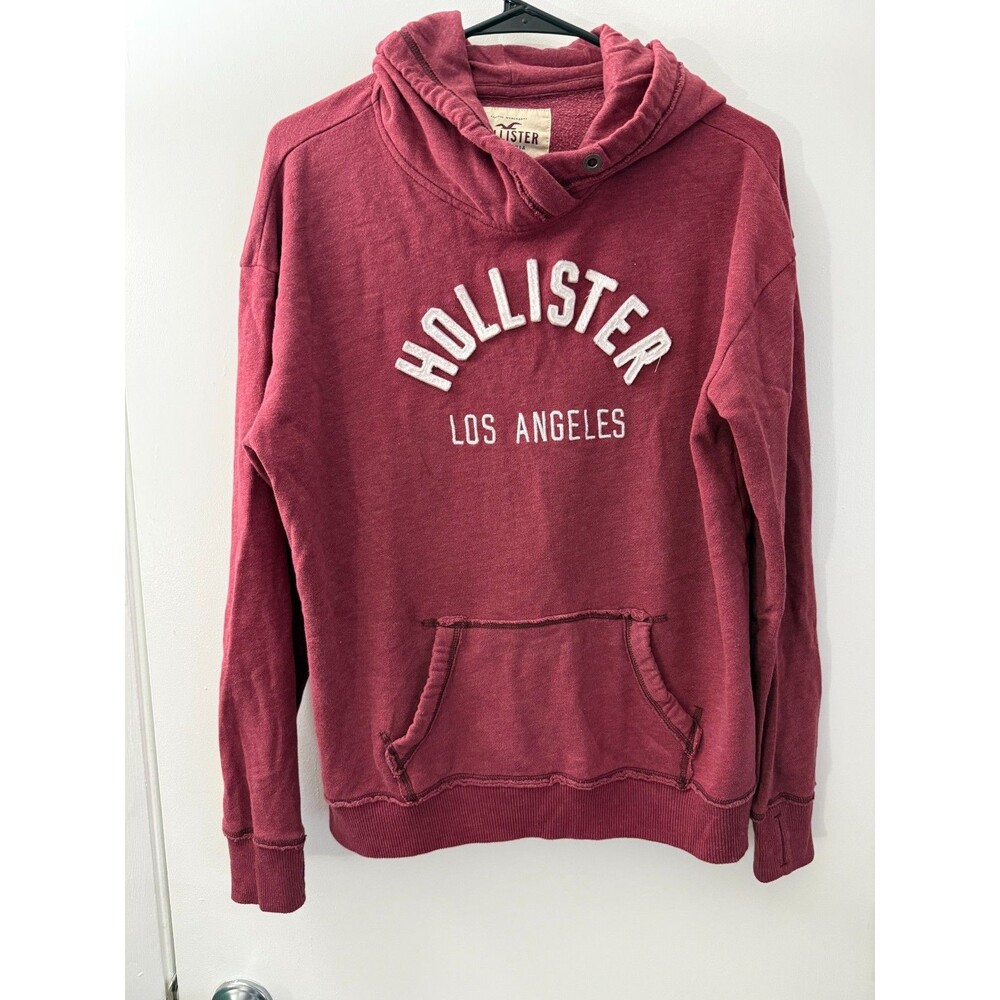 Hollister Vintage Hoodie Sweatshirt Large Women's Men's Los Angeles Y2K